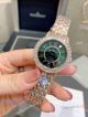 Copy Jaeger LeCoultre Rendez-Vous Diamond Bezel Green Dial Watches (2)_th.jpg